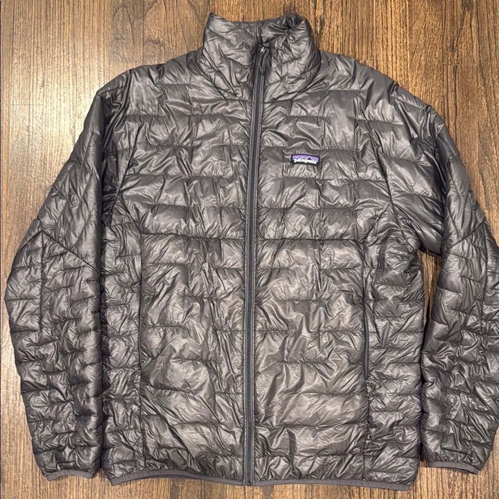 Patagonia Men's Grey Micro Puff Jacket Size L